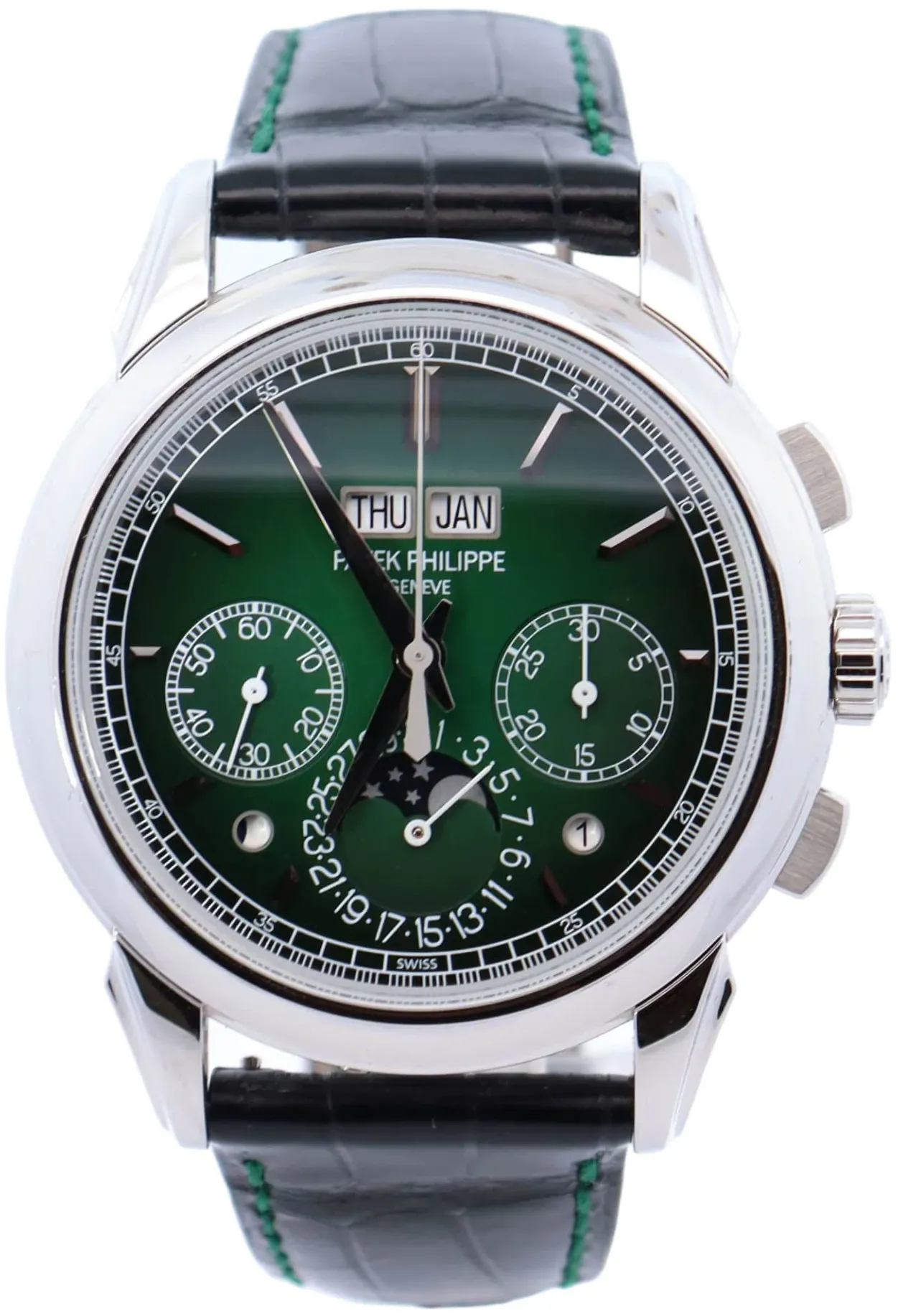 Patek Philippe Perpetual Calendar Chronograph 5270P-014 41mm Platinum Green