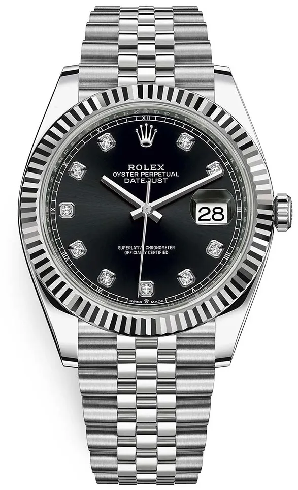 Rolex Datejust 126334 41mm Stainless steel Black