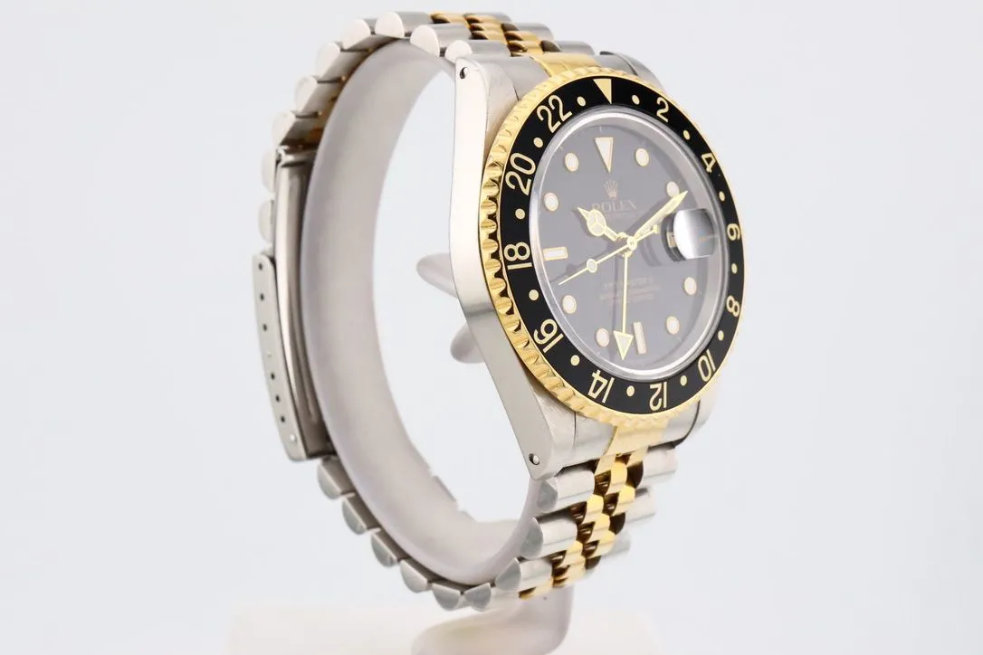 Rolex GMT-Master II 16713 40mm Yellow gold and stainless steel Black 7