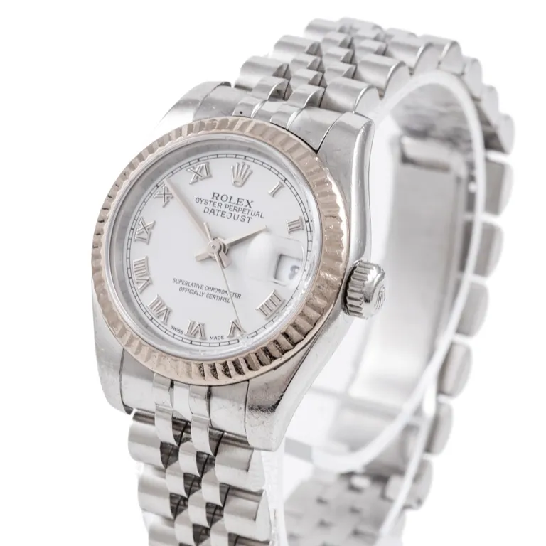 Rolex Lady-Datejust 179174 26mm White gold and Stainless steel White 6