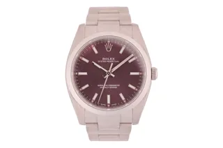 Rolex Oyster Perpetual 114200 Stainless steel Red