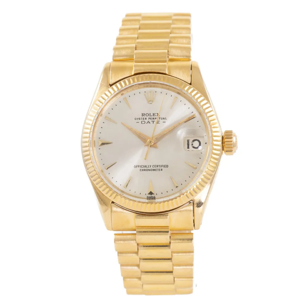 Rolex Datejust 6627 31mm Yellow gold Silver