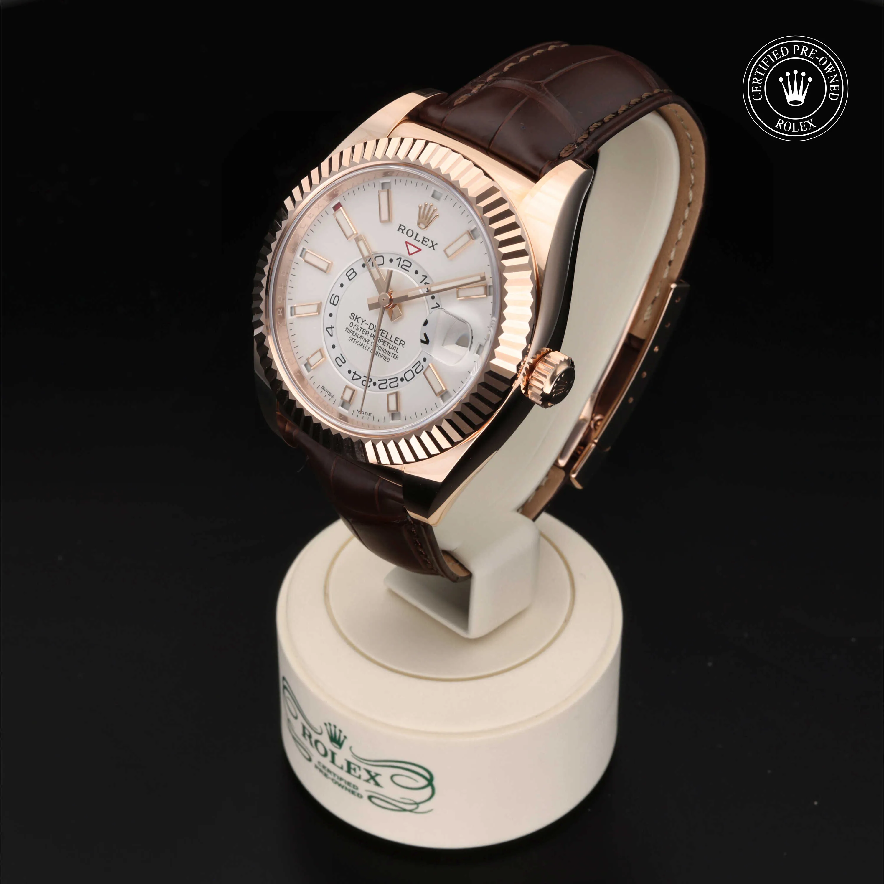 Rolex Sky-Dweller 326135 42mm Rose gold White 2