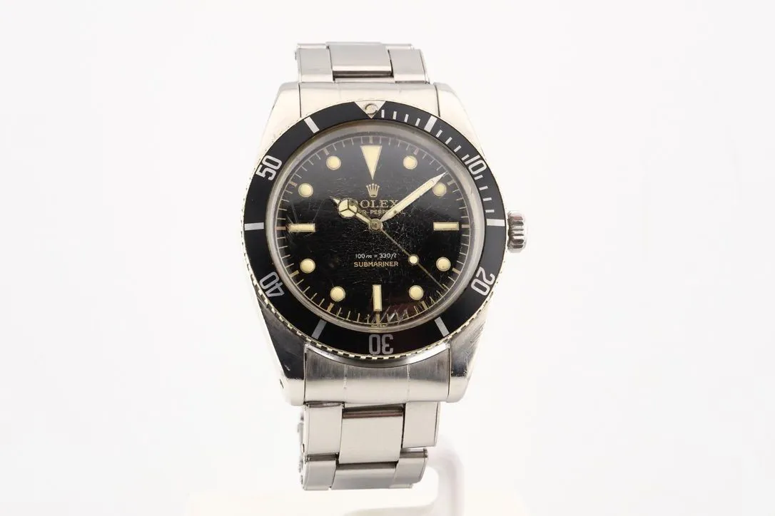 Rolex Submariner 5508 38mm Stainless steel Black