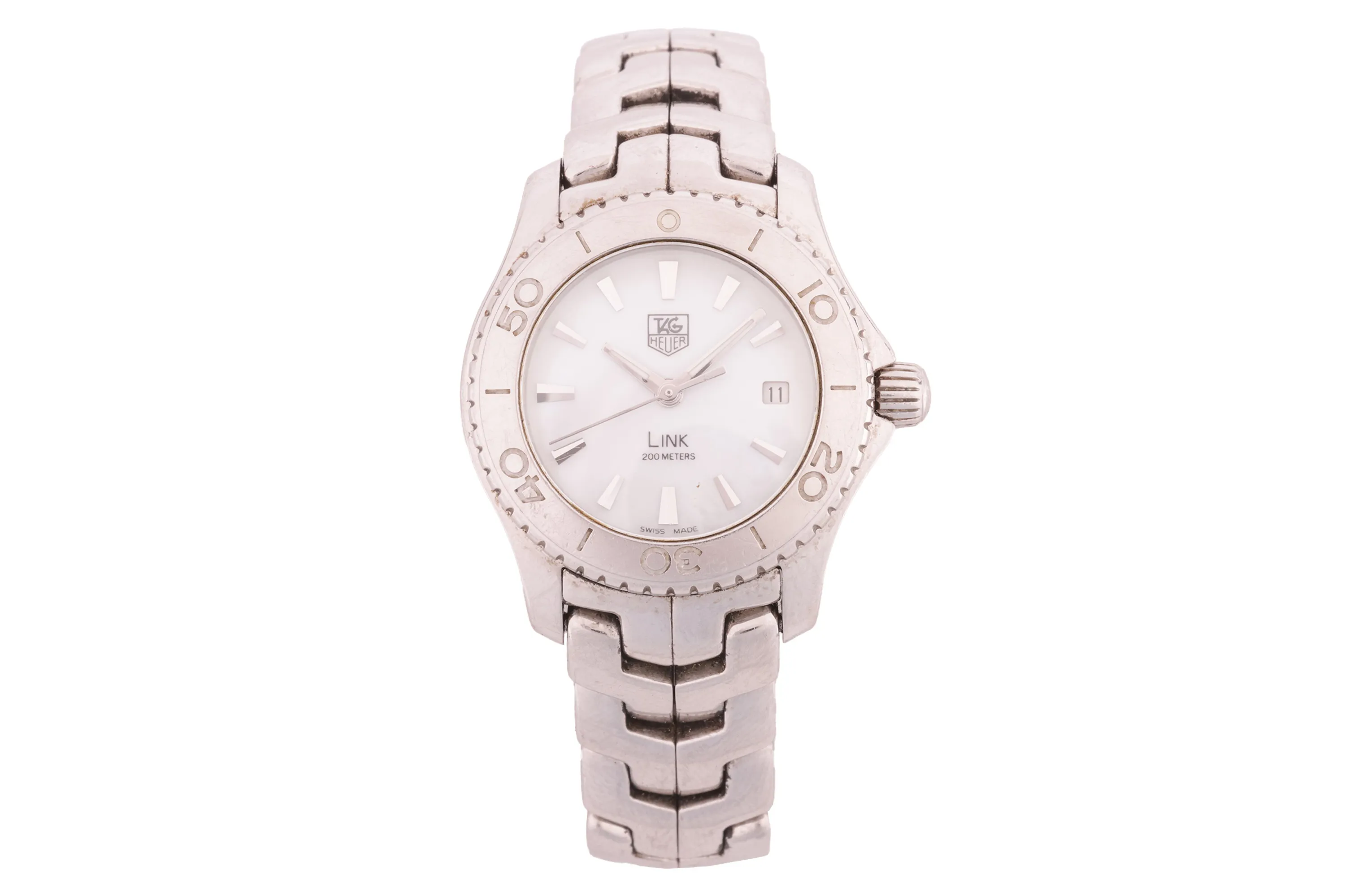 TAG Heuer Link WJ13130 28mm Stainless steel Mother-of-pearl