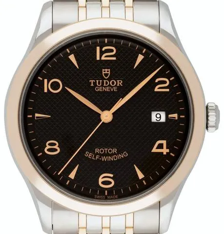 Tudor 1926 M91551-0003 39mm Yellow gold and Stainless steel Black