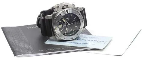 Panerai Luminor Submersible 1950 Chrono Slytech PAM 00202 47mm Titanium Black 1