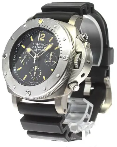 Panerai Luminor Submersible 1950 Chrono Slytech PAM 00202 47mm Titanium Black 2