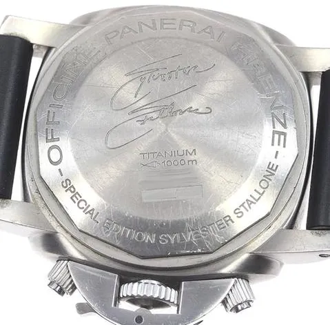 Panerai Luminor Submersible 1950 Chrono Slytech PAM 00202 47mm Titanium Black 7