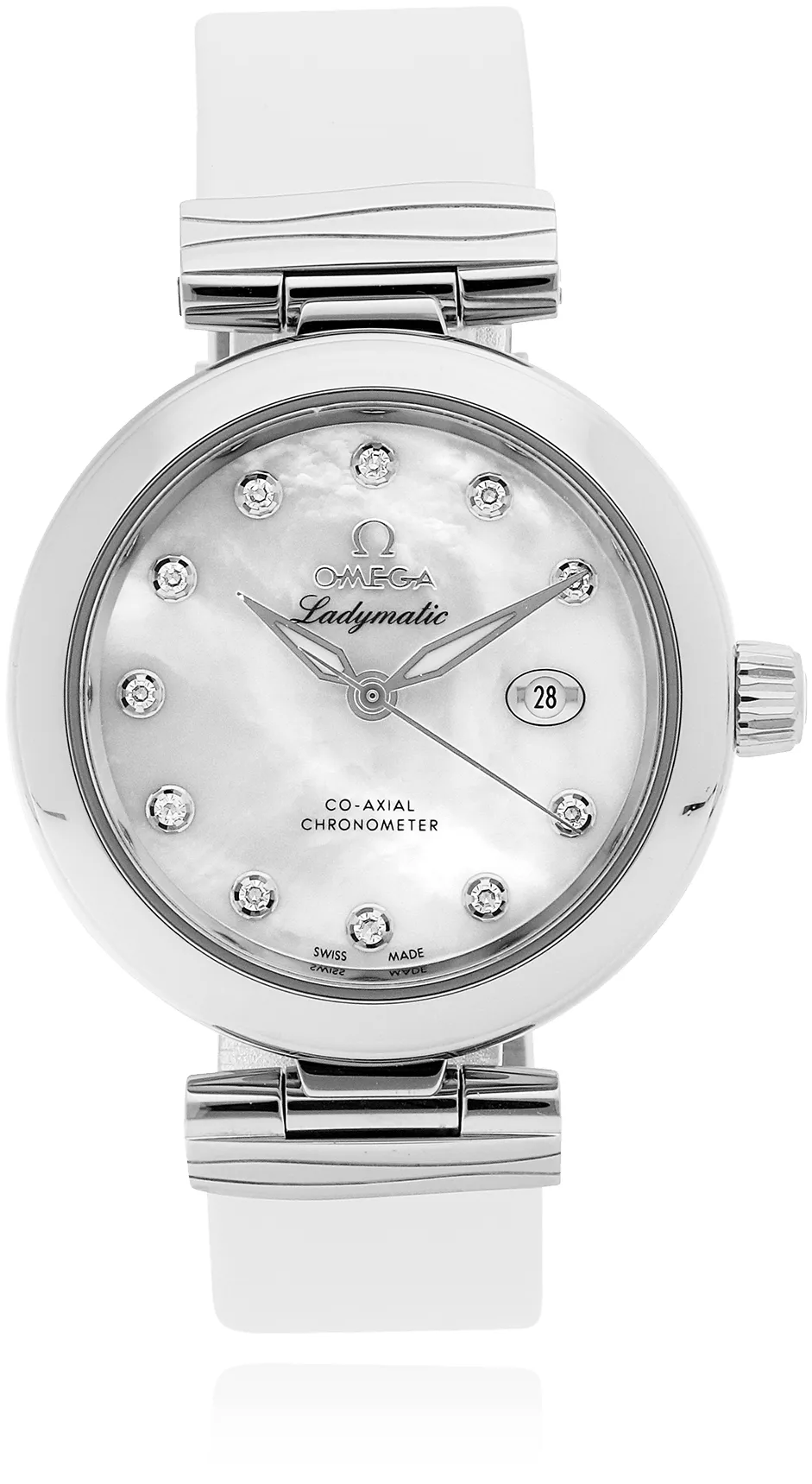 Omega De Ville Ladymatic 425.32.34.20.55.002 34mm Stainless steel •