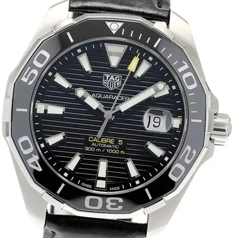 TAG Heuer Aquaracer WAY201A 44mm Stainless steel Black