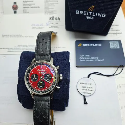 Breitling Premier A25310241K1X1 42mm Stainless steel Red 5