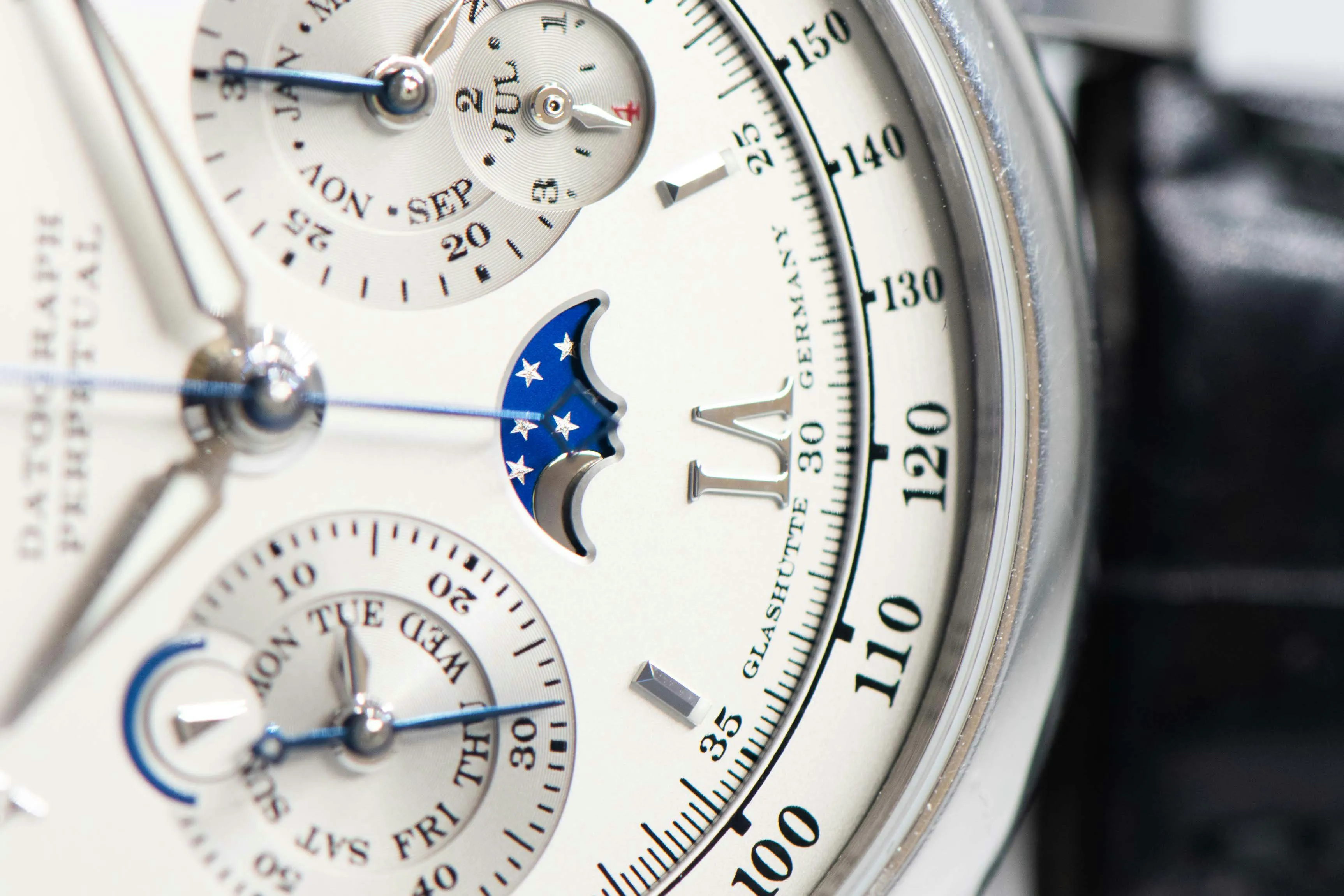 A. Lange & Söhne Datograph 410.025E 41mm Platinum Silver 8