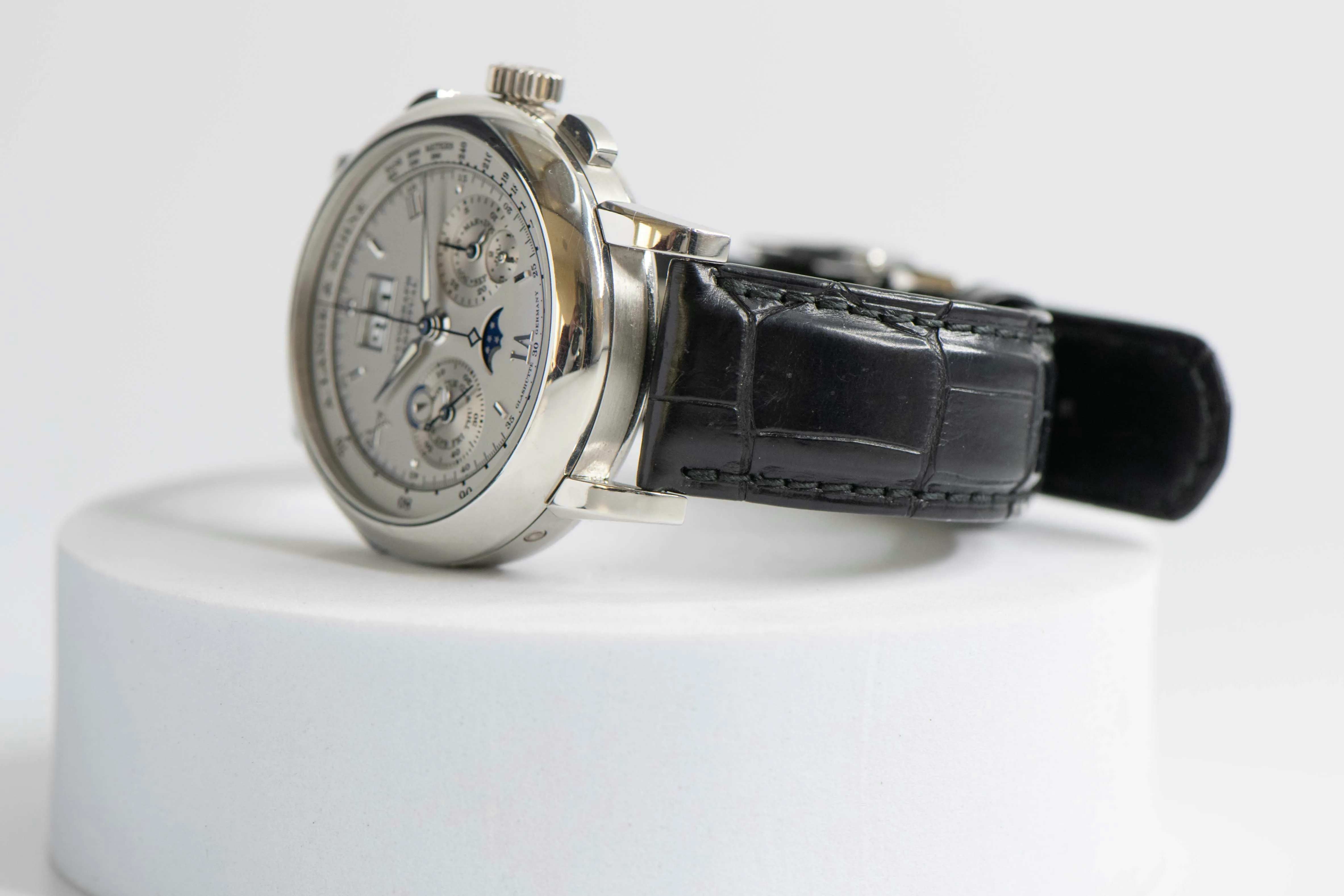 A. Lange & Söhne Datograph 410.025E 41mm Platinum Silver 14