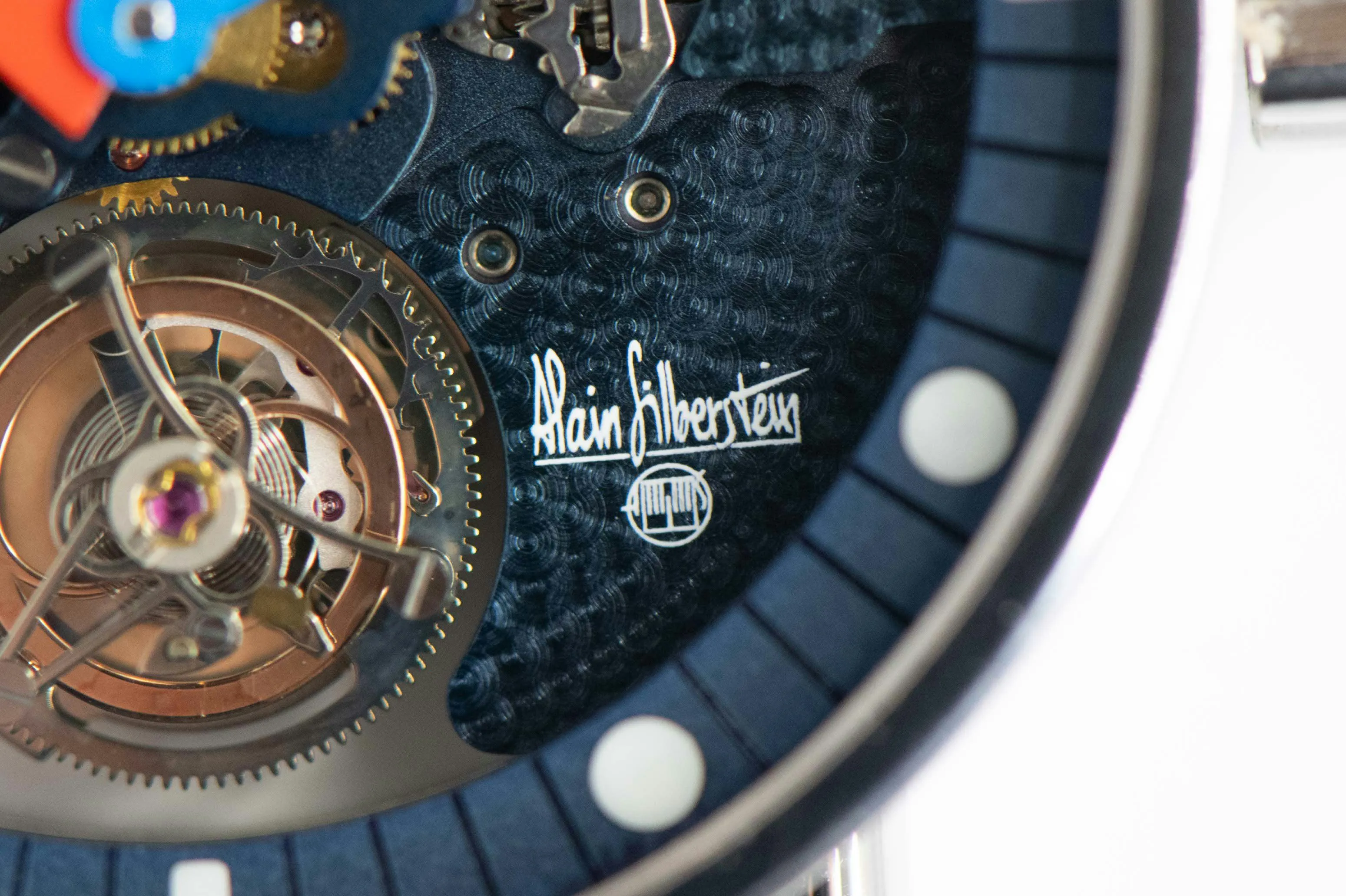 Alain Silberstein Tourbillon Volant TMA1-002 40mm Stainless steel Blue 6