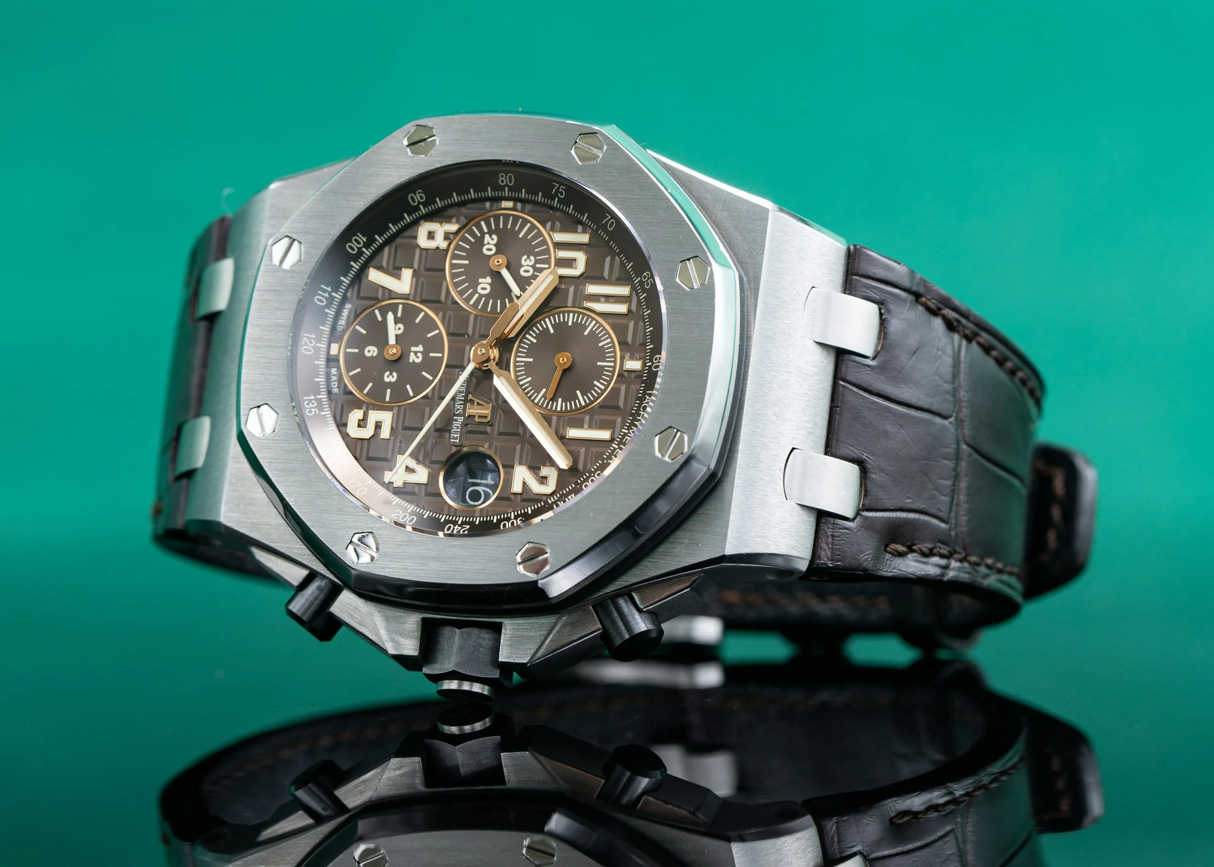 Audemars Piguet Royal Oak Offshore 26470ST.OO.A820CR.01 42mm Stainless steel Brown 22