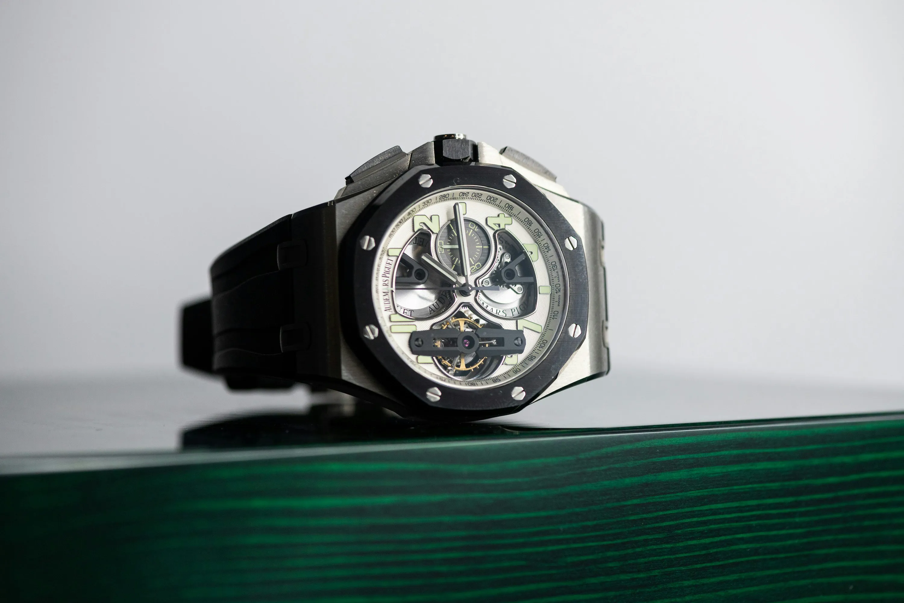 Audemars Piguet Royal Oak Offshore Tourbillon  26387IO.OO.D002CA.01 44mm Ceramic and Titanium Silver 2