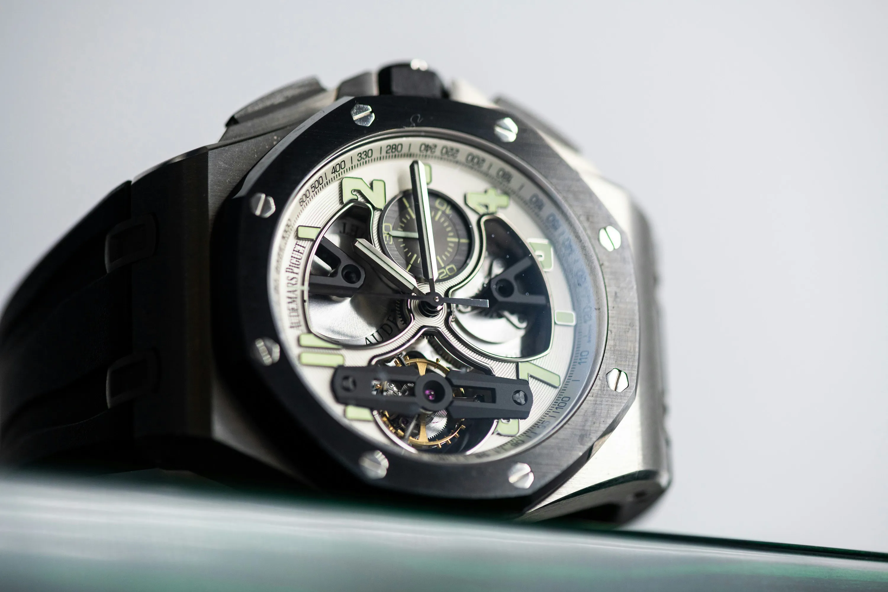 Audemars Piguet Royal Oak Offshore Tourbillon  26387IO.OO.D002CA.01 44mm Ceramic and Titanium Silver 3