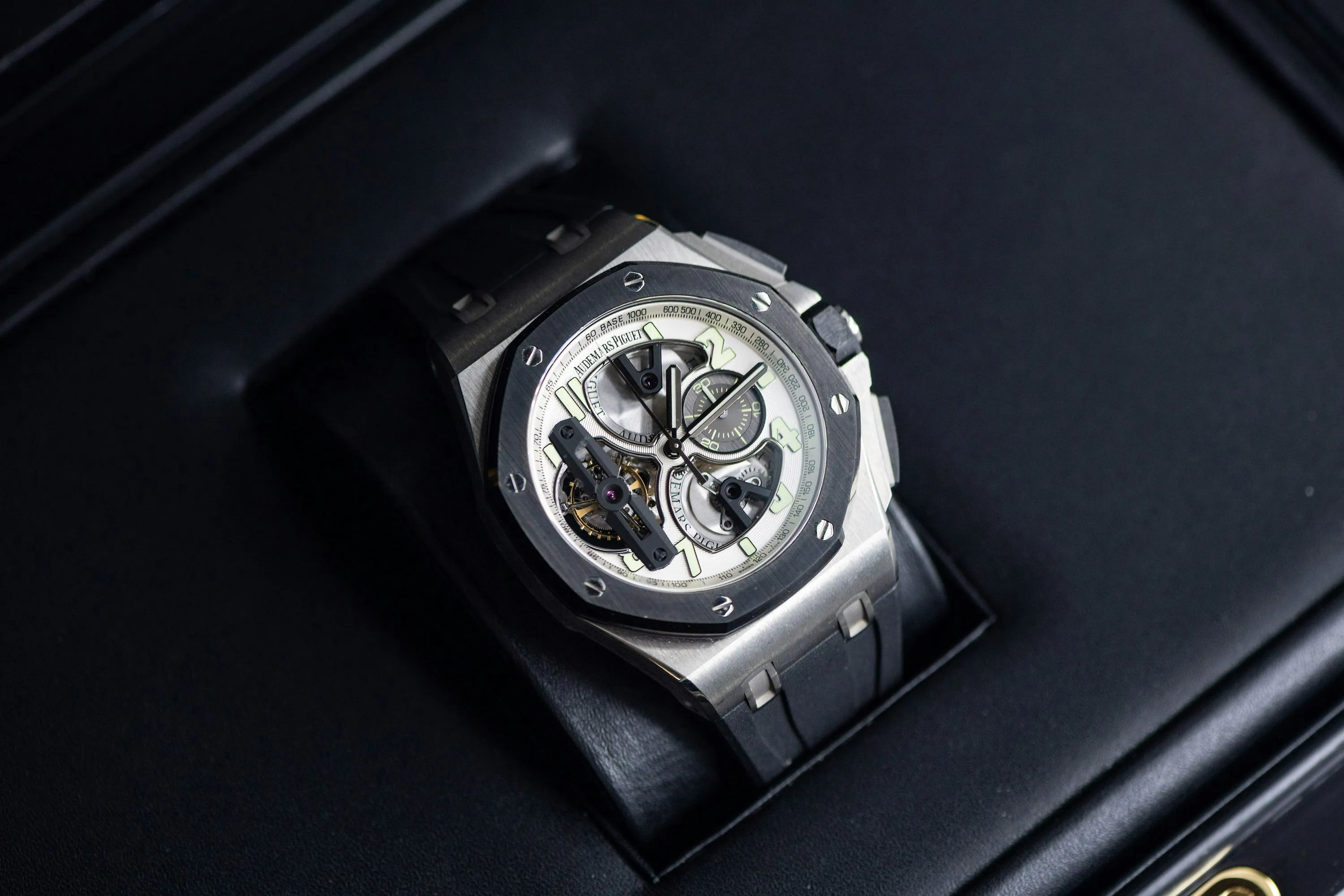 Audemars Piguet Royal Oak Offshore Tourbillon  26387IO.OO.D002CA.01 44mm Ceramic and Titanium Silver 5