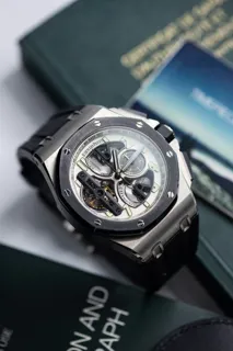 Audemars Piguet Royal Oak Offshore Tourbillon  26387IO.OO.D002CA.01 Ceramic and Titanium Silver