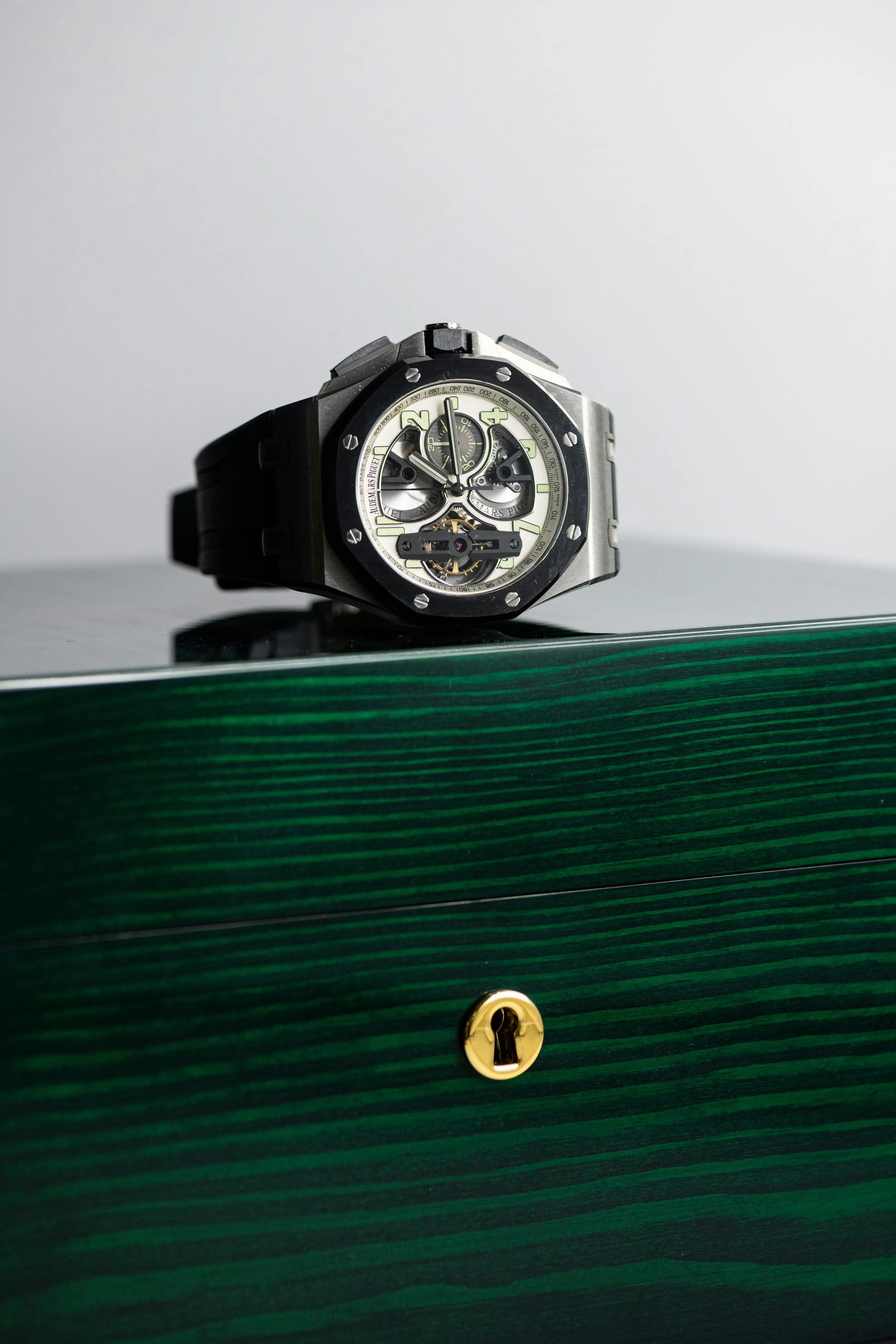 Audemars Piguet Royal Oak Offshore Tourbillon  26387IO.OO.D002CA.01 44mm Ceramic and Titanium Silver 15