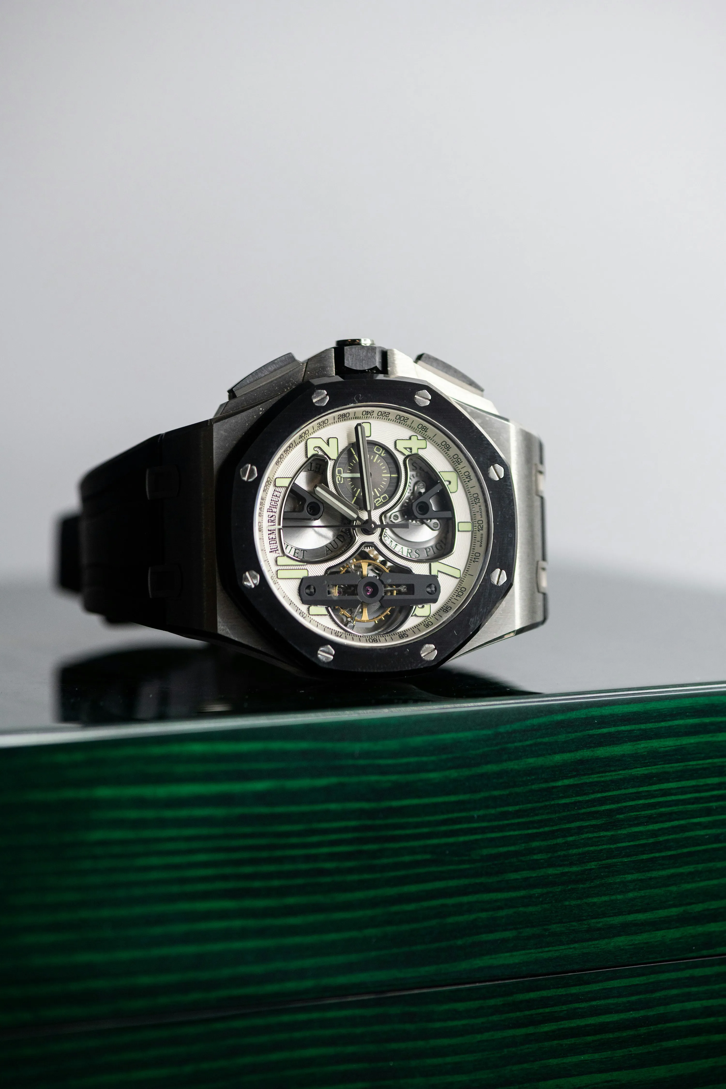 Audemars Piguet Royal Oak Offshore Tourbillon  26387IO.OO.D002CA.01 44mm Ceramic and Titanium Silver 16