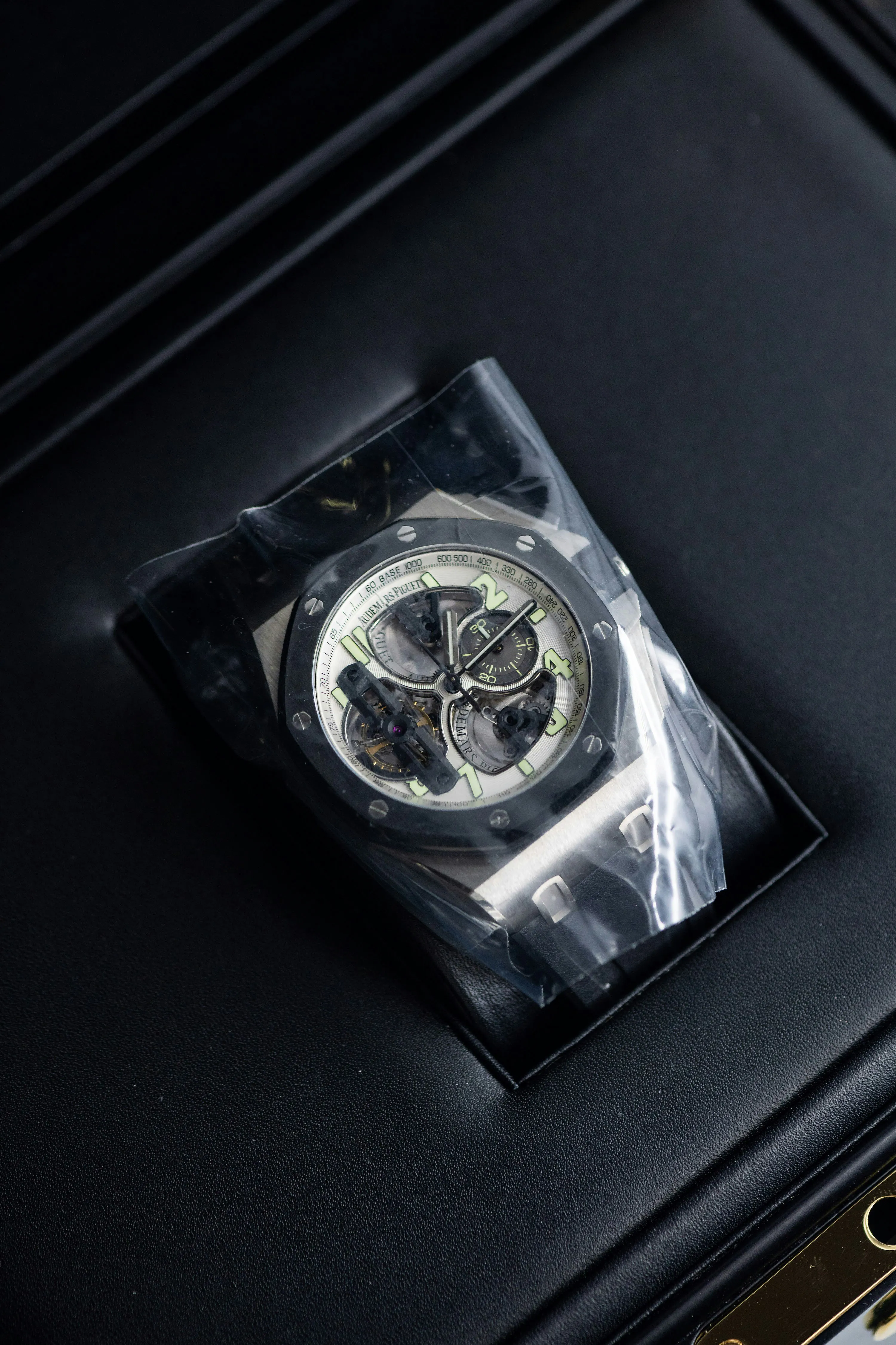 Audemars Piguet Royal Oak Offshore Tourbillon  26387IO.OO.D002CA.01 44mm Ceramic and Titanium Silver 18