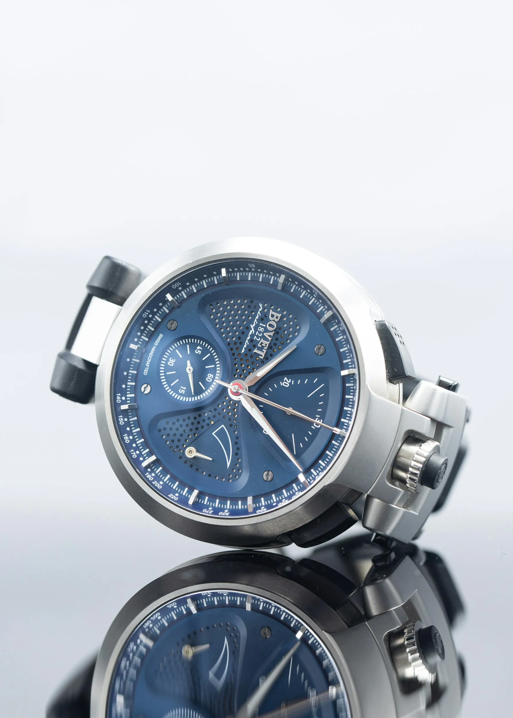 Bovet Sergio Split-Second SEPIN002 45mm Stainless steel Blue 10