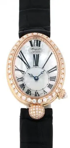 Breguet Reine de Naples 8928BR/51/944/DD0D3L 33mm Rose gold Mother-of-pearl