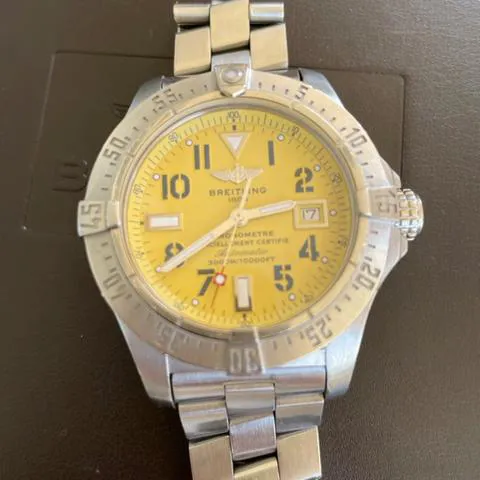 Breitling Avenger A17330 45mm Stainless steel Yellow