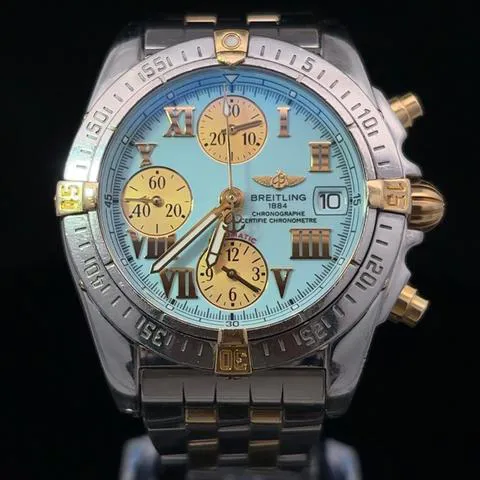 Breitling Cockpit B13358 39mm Yellow gold and Stainless steel Blue