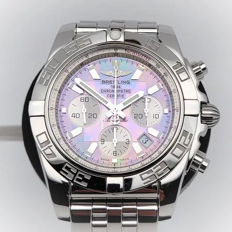 Breitling Chronomat 44 AB0110 44mm Stainless steel Mother-of-pearl