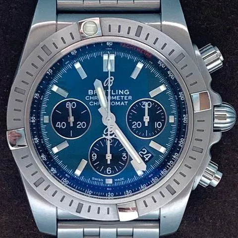 Breitling Chronomat AB0115101C1A1 44mm Stainless steel Blue