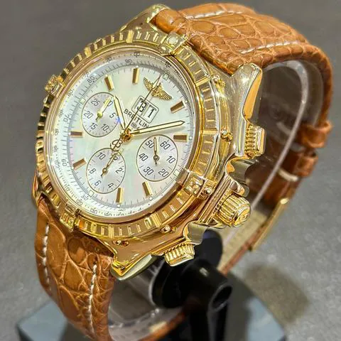 Breitling Crosswind Special 44mm Yellow gold Mother-of-pearl 1