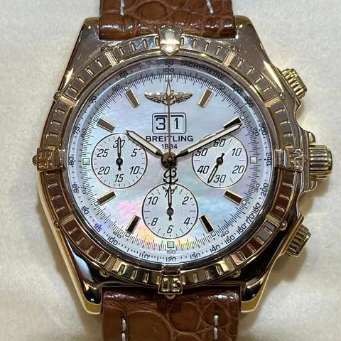 Breitling Crosswind Special 44mm Yellow gold Mother-of-pearl 6