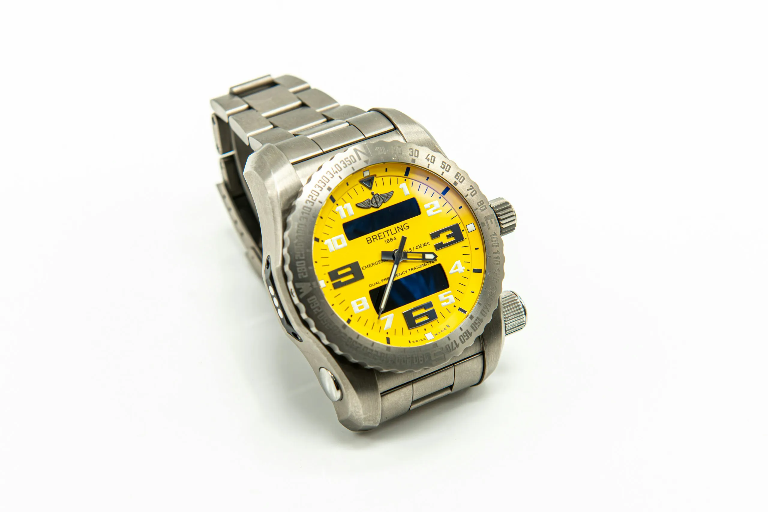 Breitling Emergency E76325 51mm Titanium Yellow