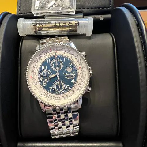Breitling Montbrillant Olympus A19350 42mm Stainless steel Blue 2