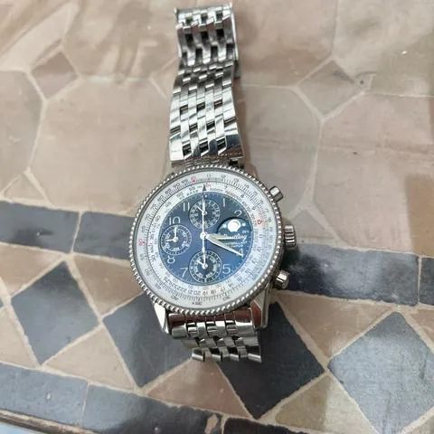 Breitling Montbrillant Olympus A19350 42mm Stainless steel Blue 6
