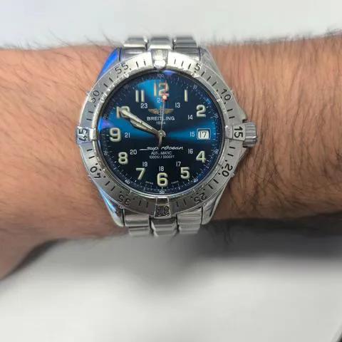 Breitling Superocean A17340 41mm Stainless steel Blue 5