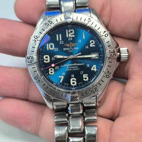 Breitling Superocean A17340 41mm Stainless steel Blue 6