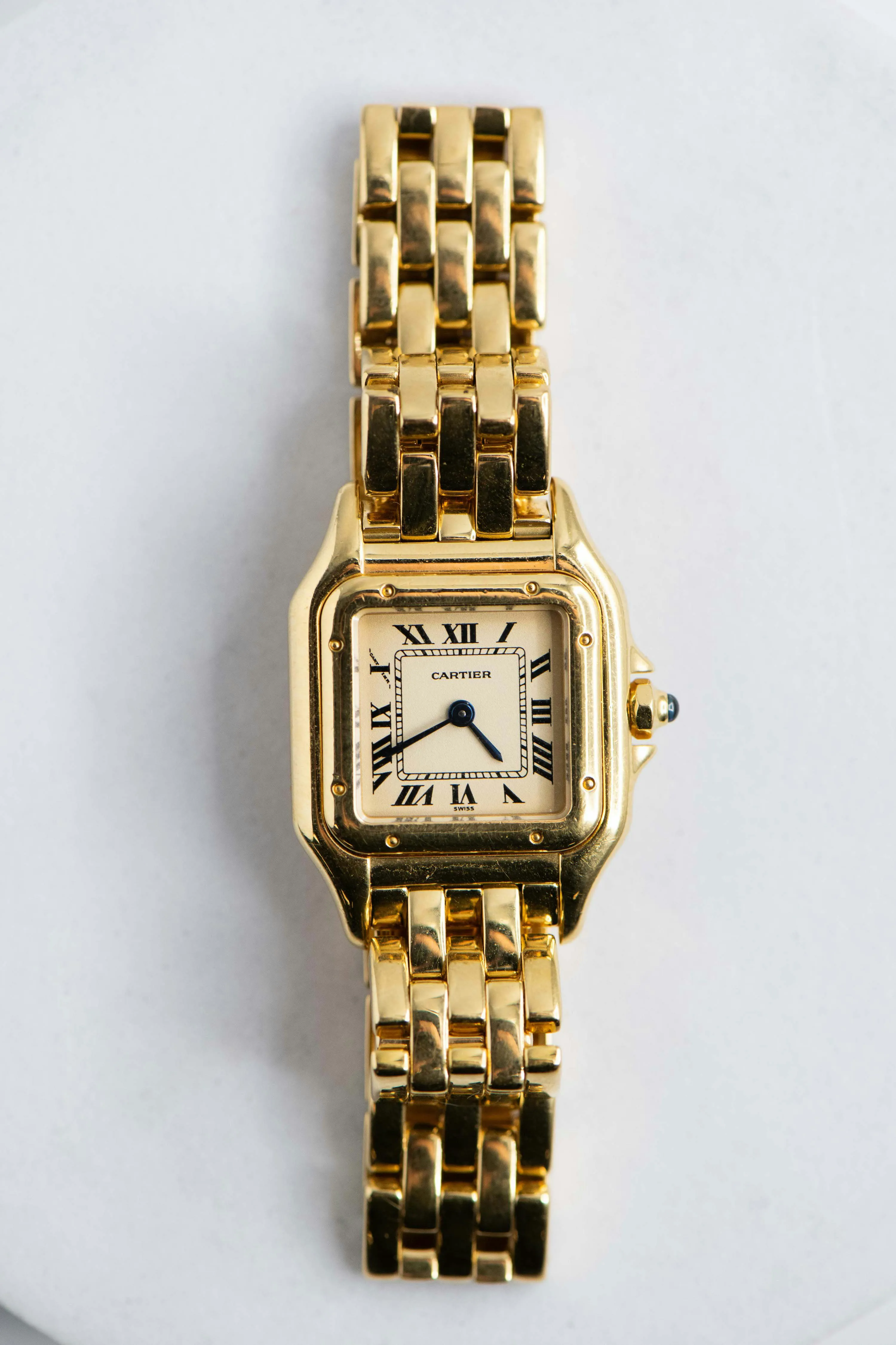 Cartier Panthère W25022B9 22mm Yellow gold Cream 5