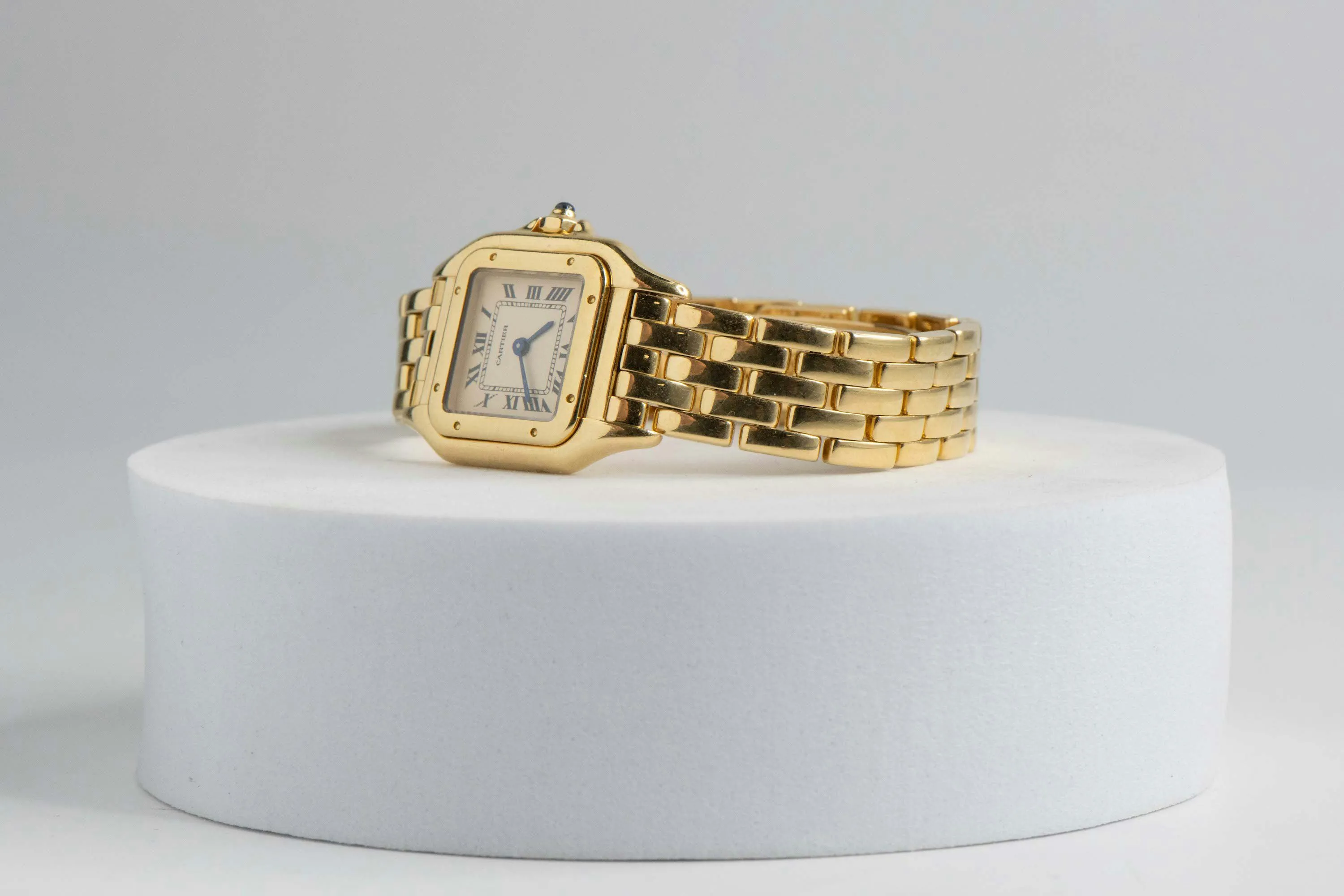 Cartier Panthère W25022B9 22mm Yellow gold Cream 8