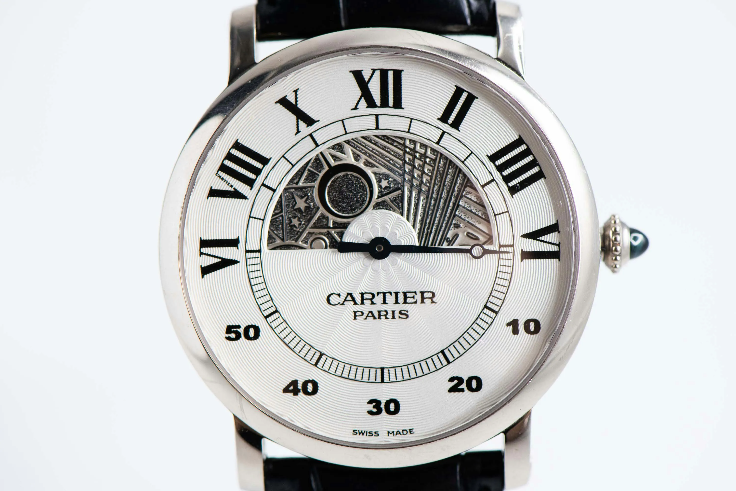 Cartier Rotonde de Cartier 28731 42mm White gold Silver 1