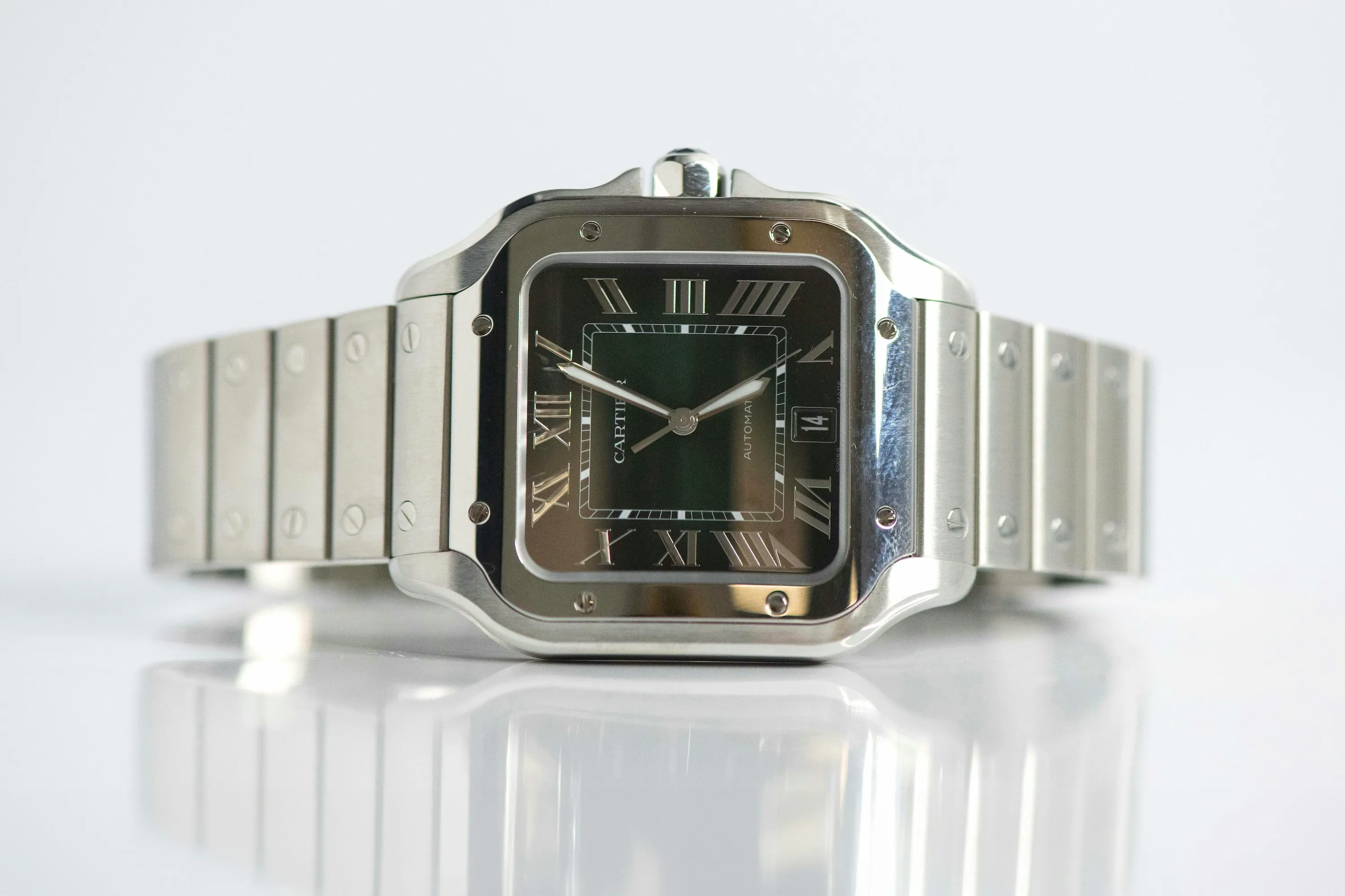 Cartier Santos de Cartier WSSA0062 40mm Stainless steel Green