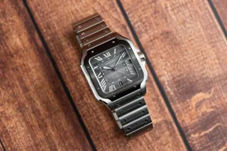 Cartier Santos WSSA0037 Stainless steel Gray