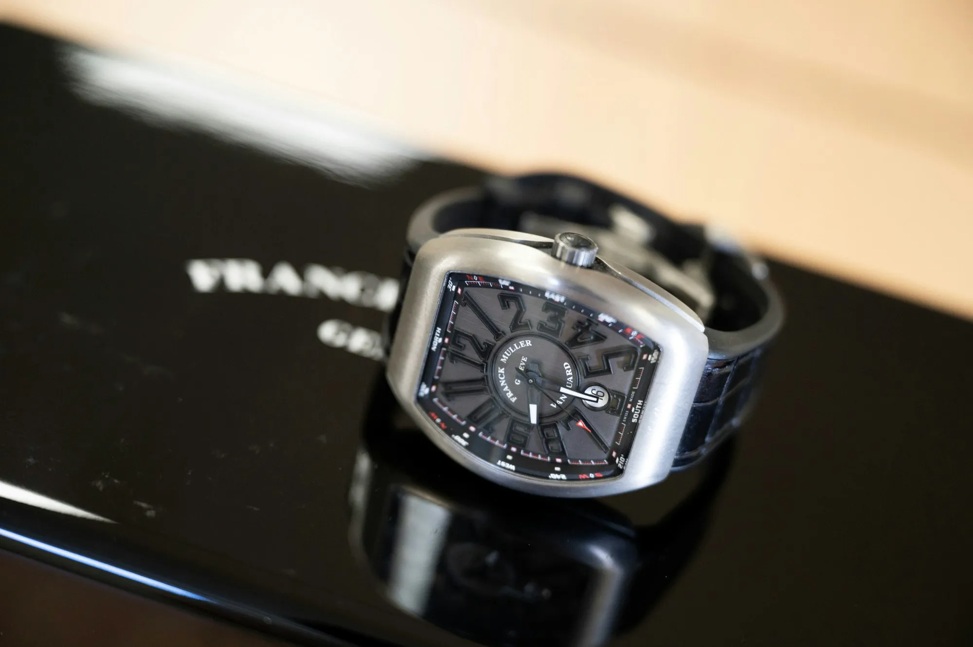 Franck Muller Vanguard V41 SC DT TT BR NR 41mm Titanium Black 7