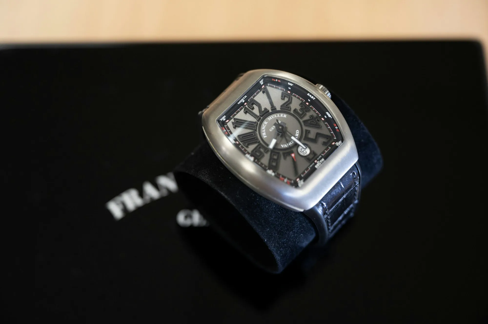 Franck Muller Vanguard V41 SC DT TT BR NR 41mm Titanium Black 12