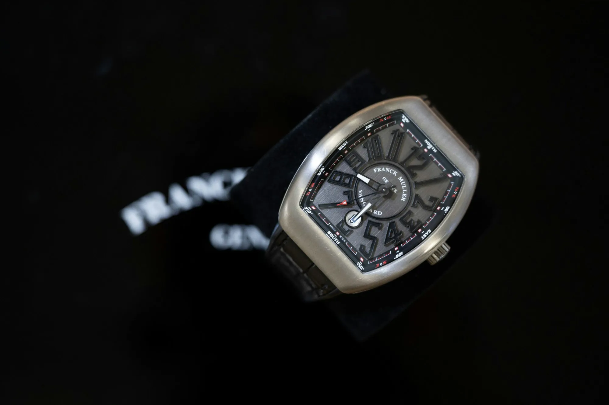 Franck Muller Vanguard V41 SC DT TT BR NR 41mm Titanium Black 13