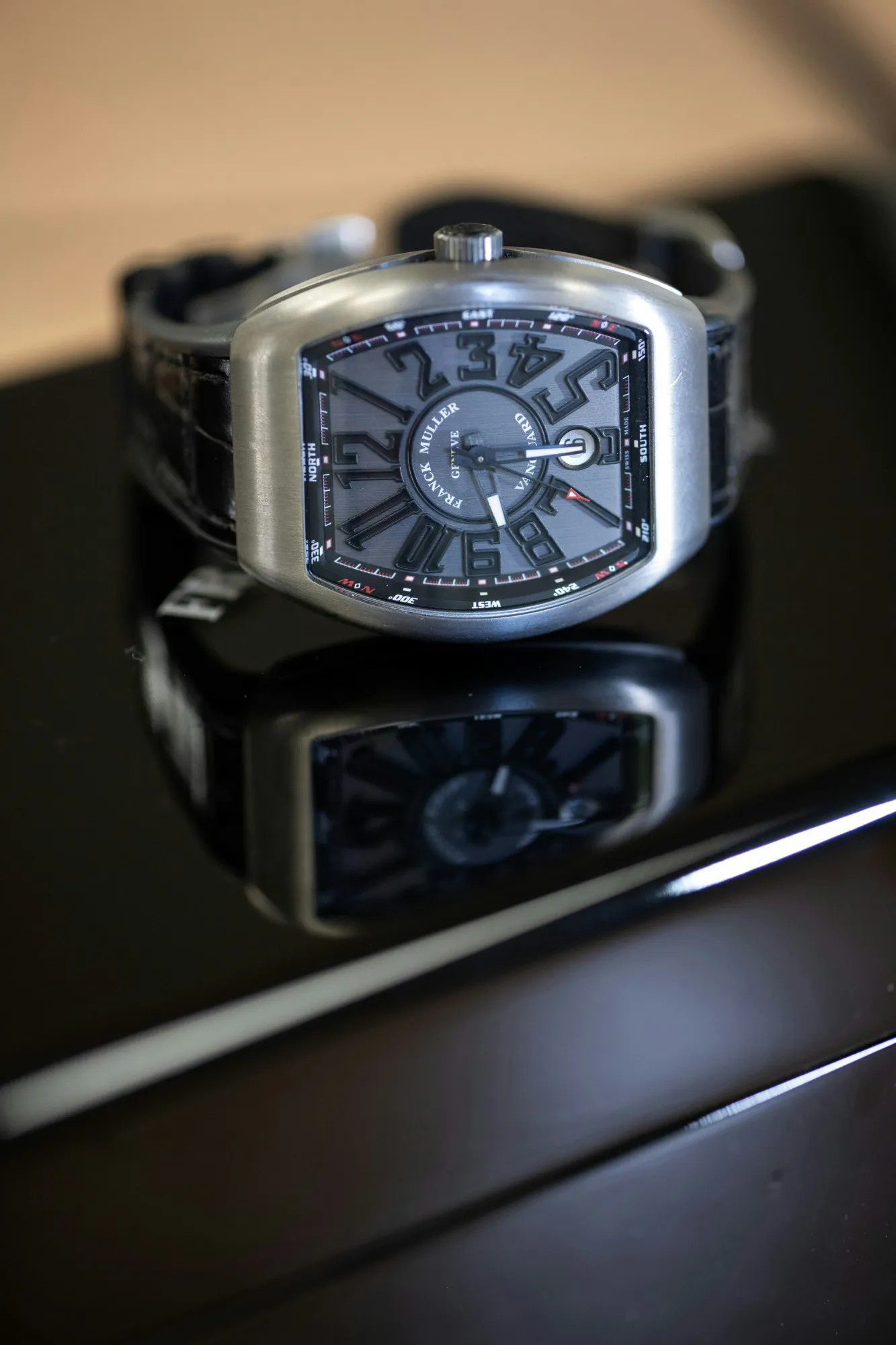 Franck Muller Vanguard V41 SC DT TT BR NR 41mm Titanium Black 16