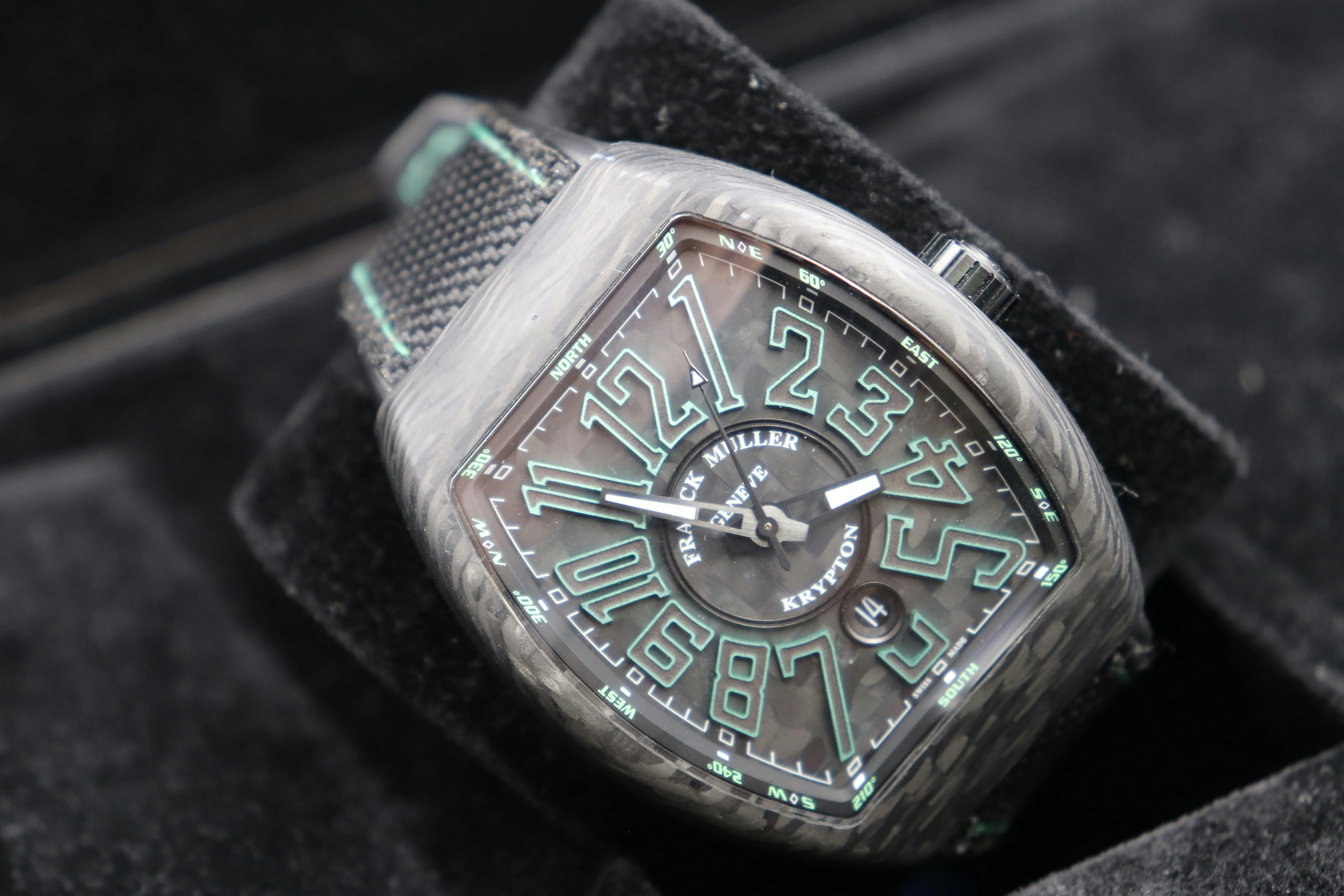 Franck Muller Vanguard V45 SC DT KRYPTON CARBON NR (VE) (CB) 44mm Carbon fiber Grey 2